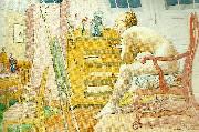 Carl Larsson en studie i root Spain oil painting artist